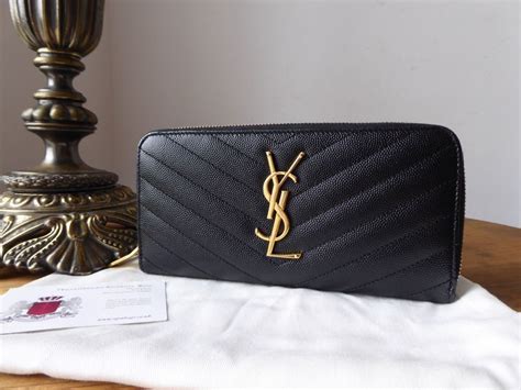 ysl monogram continental wallet|ysl zipper wallet.